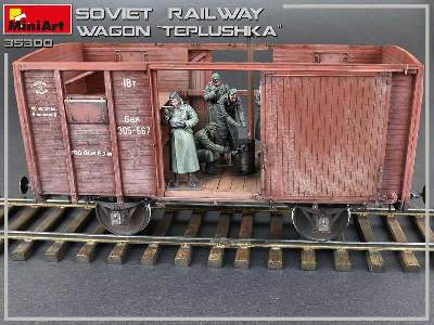 Tiepłuszka - sowiecki ogrzewany wagon towarowy do przewozu ludzi - zdjęcie 41