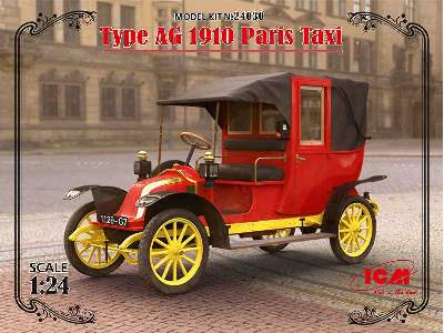 Renault AG 1910 - taksówka paryska - zdjęcie 1