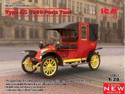 Renault AG 1910 - taksówka paryska - zdjęcie 13