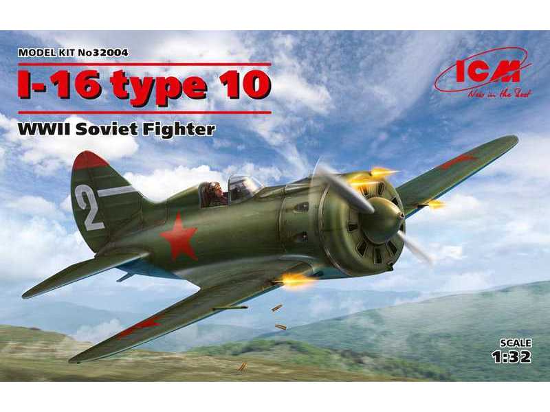 I-16 typ 10 - radziecki myśliwiec - II W.Ś. - zdjęcie 1 I-16 typ 10 - radziecki myśliwiec - II W.Ś. - zdjęcie 1