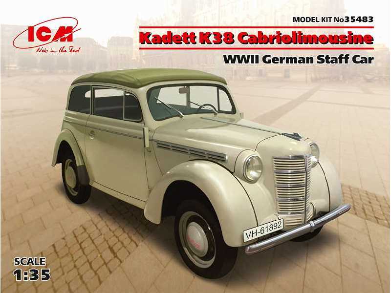 Opel Kadett K38 Cabriolimousine - niemiecki samochód sztabowy - zdjęcie 1 Opel Kadett K38 Cabriolimousine - niemiecki samochód sztabowy - zdjęcie 1
