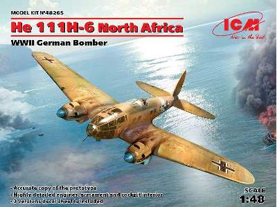 Heinkel He 111H-6 - niemiecki bombowiec - Afryka północna - zdjęcie 20