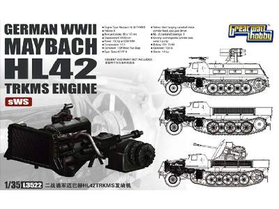 Silnik Maybach HL42 TRKMS do ciągnika sWS - zdjęcie 1