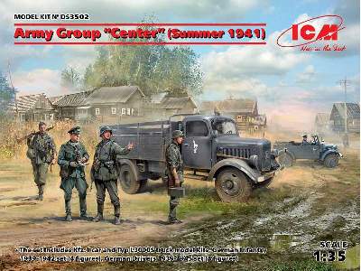 Niemiecka grupa armii Środek - lato 1941 - 2 pojazdy, 8 figurek - zdjęcie 35