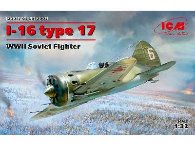 I-16 typ 17 - radziecki myśliwiec - II W.Ś. - zdjęcie 1