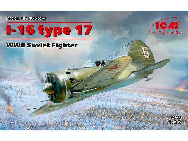 I-16 typ 17 - radziecki myśliwiec - II W.Ś. - zdjęcie 1 I-16 typ 17 - radziecki myśliwiec - II W.Ś. - zdjęcie 1