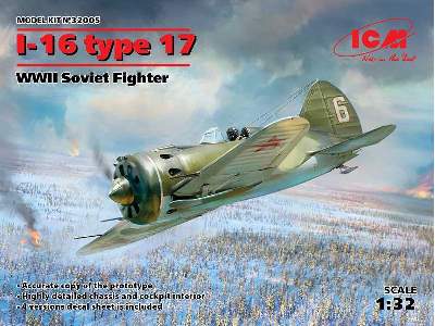 I-16 typ 17 - radziecki myśliwiec - II W.Ś. - zdjęcie 12