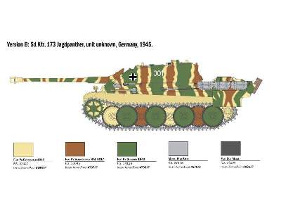 Sd.Kfz.173 Jagdpanther z załogą w zimowych uniformach - zdjęcie 5