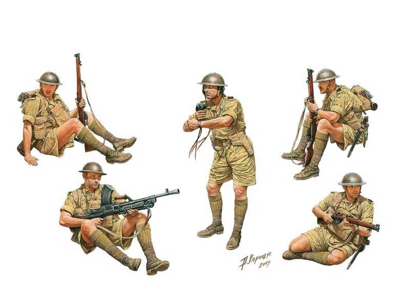 Figurki British soldiers tank riders - zdjęcie 1 Figurki British soldiers tank riders - zdjęcie 1