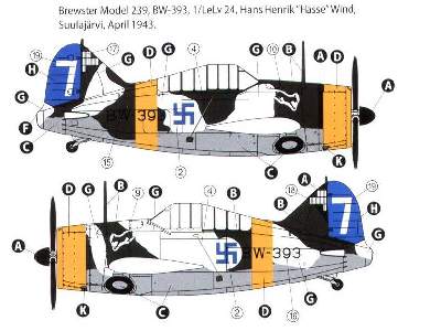 Brewster 239 Buffalo - Finnish Aces 1942 - zdjęcie 7