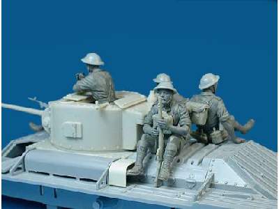 Figurki British soldiers tank riders - zdjęcie 3