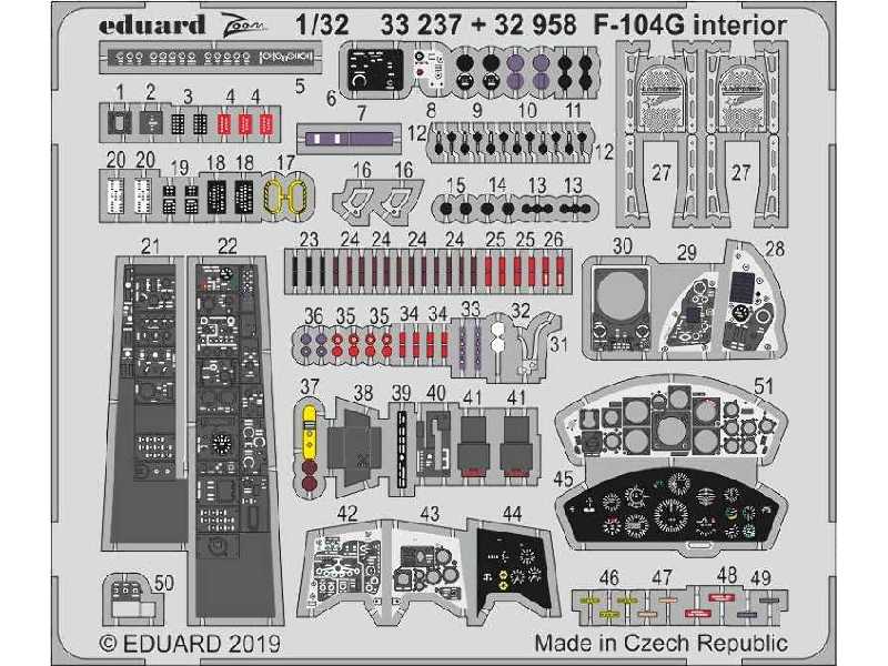 F-104G interior 1/32 - zdjęcie 1 F-104G interior 1/32 - zdjęcie 1