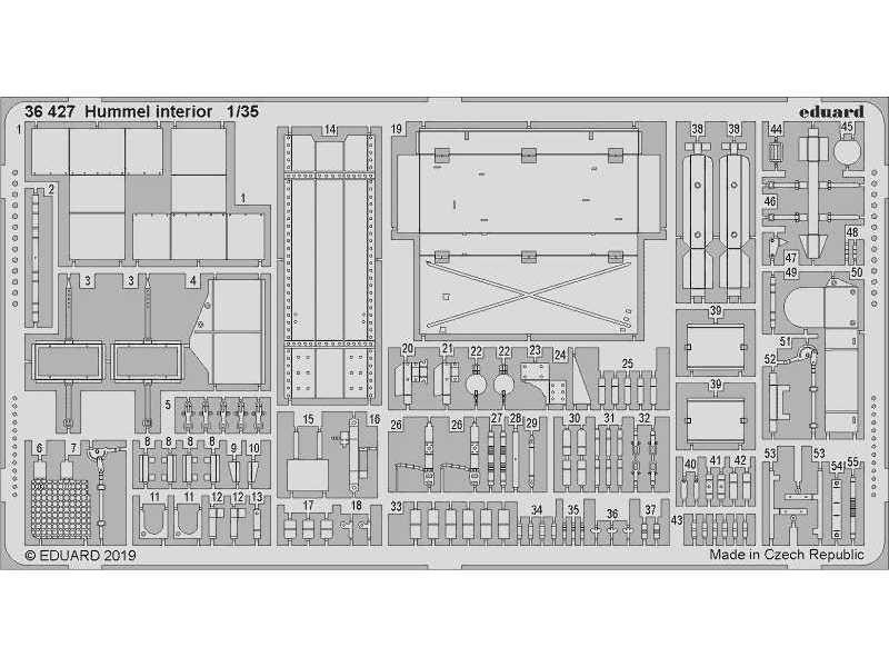 Hummel interior 1/35 - Tamiya - zdjęcie 1