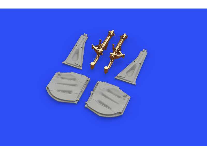 P-51D undercarriage legs BRONZE 1/48 - Eduard - zdjęcie 1 P-51D undercarriage legs BRONZE 1/48 - Eduard - zdjęcie 1