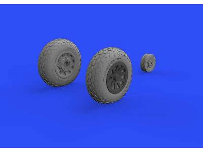 P-51D wheels oval tread 1/48 - Eduard - zdjęcie 1