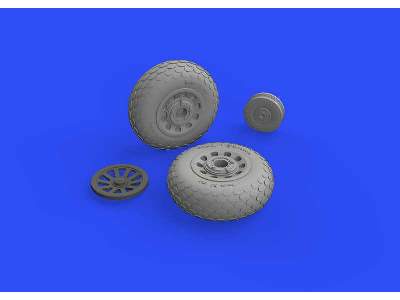 P-51D wheels oval tread 1/48 - Eduard - zdjęcie 2