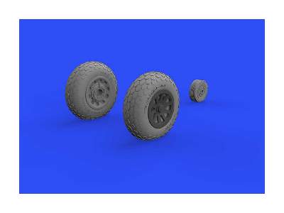 P-51D wheels oval tread 1/48 - Eduard - zdjęcie 7