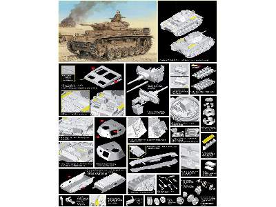 Pz.Kpfw.III (5cm) Ausf.H Sd.Kfz.141 - późna produkcja - zdjęcie 2