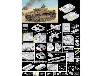 Pz.Kpfw.III (5cm) Ausf.H Sd.Kfz.141 - późna produkcja - zdjęcie 2