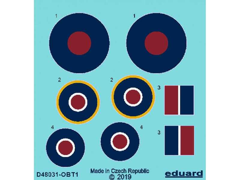 Tempest roundels early 1/48 - zdjęcie 1 Tempest roundels early 1/48 - zdjęcie 1