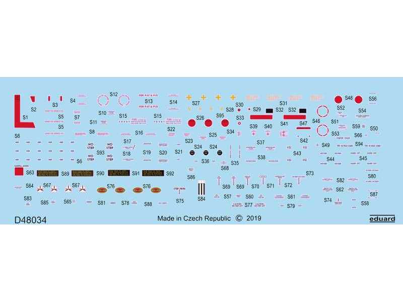 P-51D stencils 1/48 - zdjęcie 1