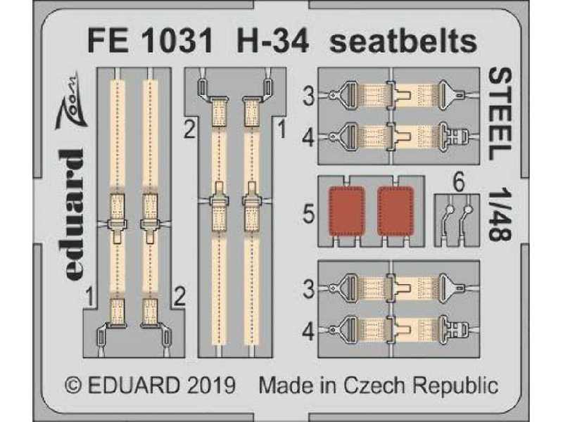 H-34 seatbelts STEEL 1/48 - zdjęcie 1