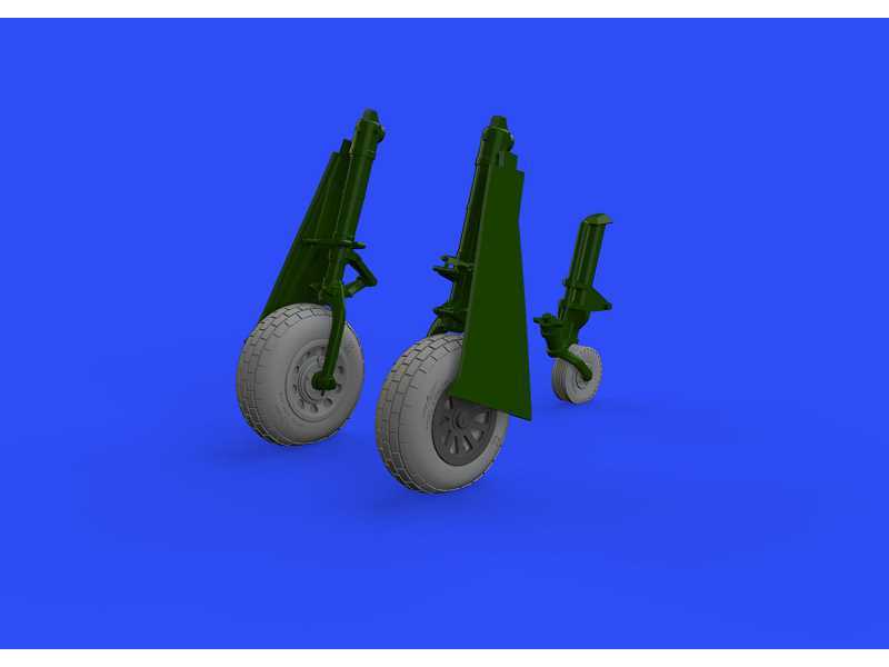 P-51D wheels block tread 1/48 - Eduard - zdjęcie 1 P-51D wheels block tread 1/48 - Eduard - zdjęcie 1