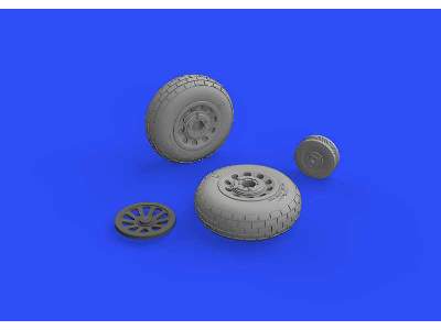 P-51D wheels block tread 1/48 - Eduard - zdjęcie 2