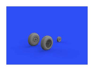 P-51D wheels block tread 1/48 - Eduard - zdjęcie 5