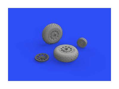 P-51D wheels block tread 1/48 - Eduard - zdjęcie 7