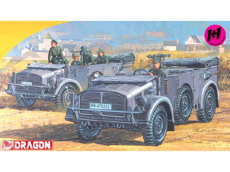 Kfz.18 Horch Type 40 Personel Carrier - dwa modele - zdjęcie 1 Kfz.18 Horch Type 40 Personel Carrier - dwa modele - zdjęcie 1