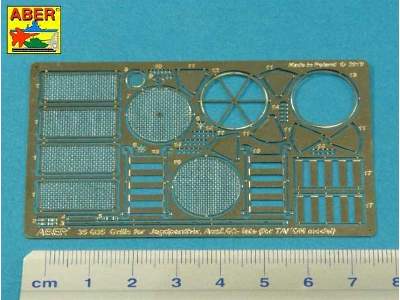 Siatki do czołgu Panter G i Jagdpanther G2 –późna - Takom - zdjęcie 2