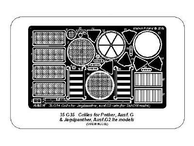 Siatki do czołgu Panter G i Jagdpanther G2 –późna - Takom - zdjęcie 14