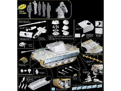 Sd.Kfz.171 Panther A Late Production z figurkami - zdjęcie 2