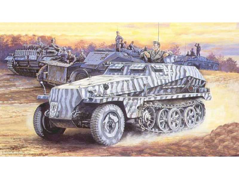 Sd.Kfz.253 le Beob. Pz.Wg. + figurki Commander Conference - zdjęcie 1 Sd.Kfz.253 le Beob. Pz.Wg. + figurki Commander Conference - zdjęcie 1