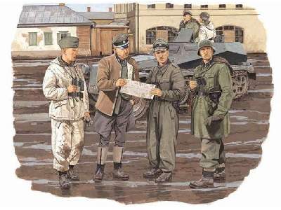 Sd.Kfz.253 le Beob. Pz.Wg. + figurki Commander Conference - zdjęcie 3