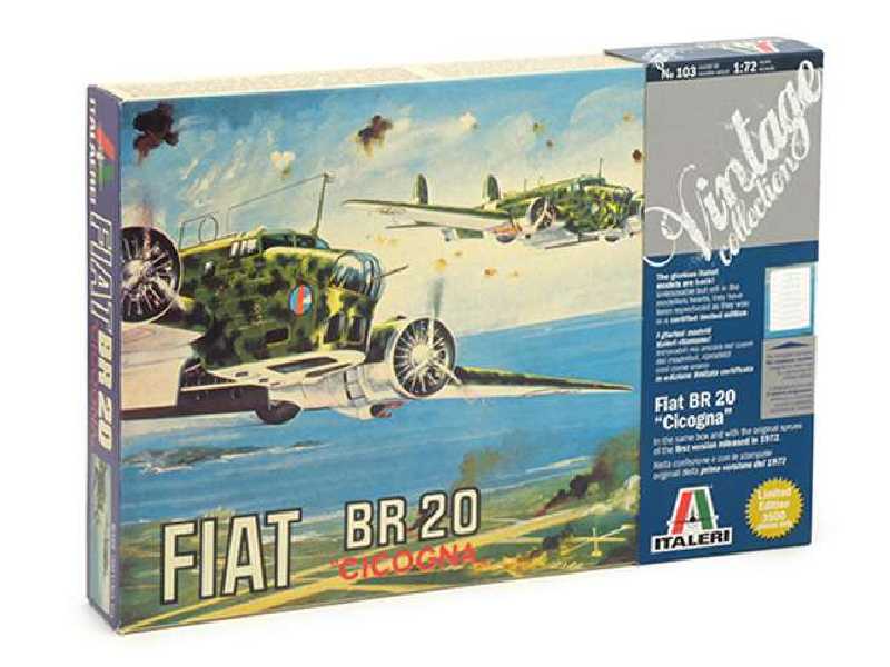 Bombowiec Fiat BR.20 Cicogna - Vintage Collection - zdjęcie 1 Bombowiec Fiat BR.20 Cicogna - Vintage Collection - zdjęcie 1