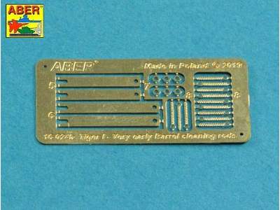 Drążki do czyszczenia luf do Tigera I bardzo wczesny model 1240m - zdjęcie 5