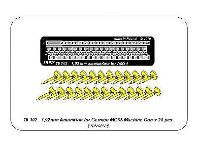 Amunicja 7,92mm do karabinu maszynowego MG 34 x 25 sztuk - zdjęcie 7