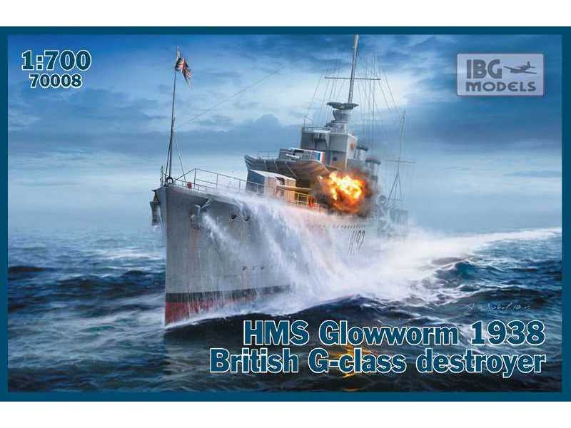 HMS Glowworm 1938 brytyjski niszczyciel klasy G - zdjęcie 1
