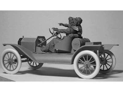 Amerykańscy kierowcy sportowi - 1910 - 2 figurki - zdjęcie 4
