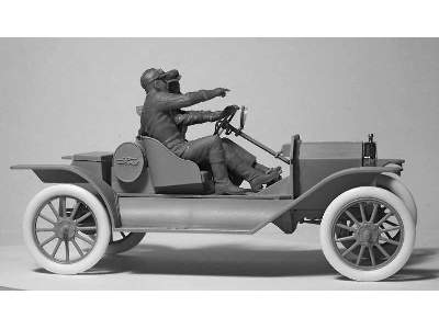 Amerykańscy kierowcy sportowi - 1910 - 2 figurki - zdjęcie 6