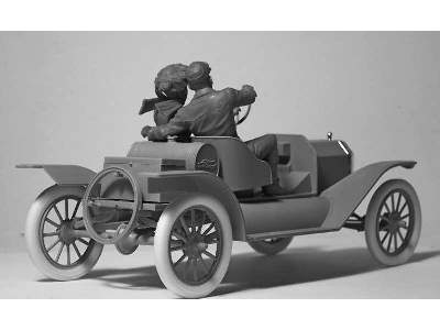 Amerykańscy kierowcy sportowi - 1910 - 2 figurki - zdjęcie 7