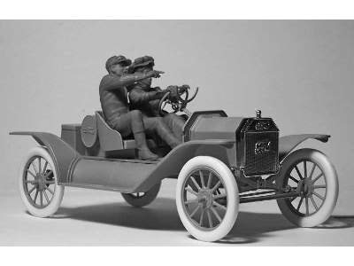 Amerykańscy kierowcy sportowi - 1910 - 2 figurki - zdjęcie 9