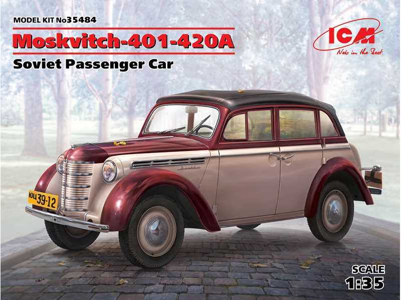 Moskwicz 401-420A radziecki samochód osobowy - zdjęcie 1 Moskwicz 401-420A radziecki samochód osobowy - zdjęcie 1