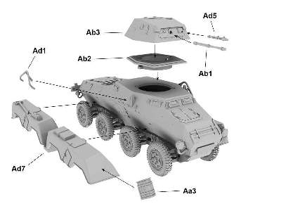 Sd.Kfz.232 8-Rad niemiecki samochód pancerny - zdjęcie 4