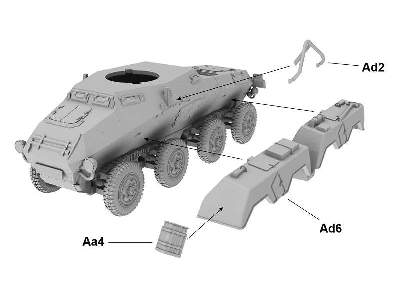 Sd.Kfz.232 8-Rad niemiecki samochód pancerny - zdjęcie 5