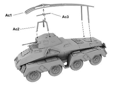 Sd.Kfz.232 8-Rad niemiecki samochód pancerny - zdjęcie 6