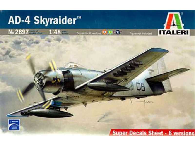 Douglas AD-4 Skyraider - samolot szturmowy - zdjęcie 1 Douglas AD-4 Skyraider - samolot szturmowy - zdjęcie 1