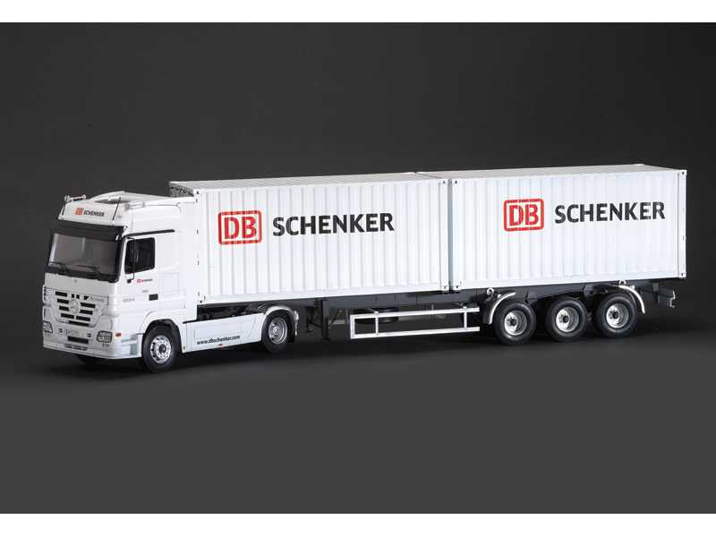 Ciągnik Actros z naczepą i kontenerami 2x20' Schenker - zdjęcie 1 Ciągnik Actros z naczepą i kontenerami 2x20' Schenker - zdjęcie 1